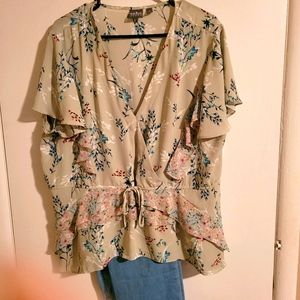 New York & Co flowery top